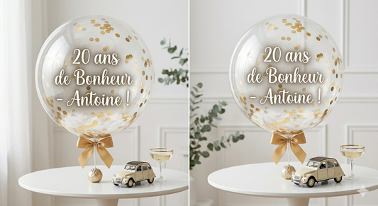 L'Éclat — exemple anniversaire adulte 20 ans Antoine · Effervéa